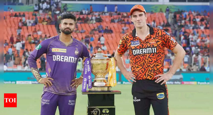 KKR vs SRH IPL Final Live Score: Playing XI prediction, head-to-head stats, key players, pitch report and weather update