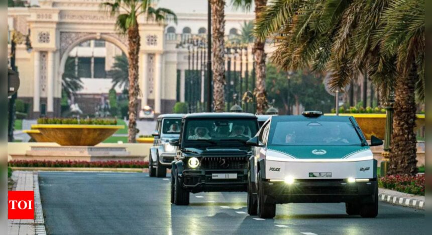 Dubai Police adds Elon Musk’s Tesla Cybertruck to its elite fleet