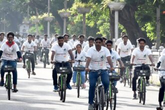 Anti-tobacco cyclothon held in Mysuru