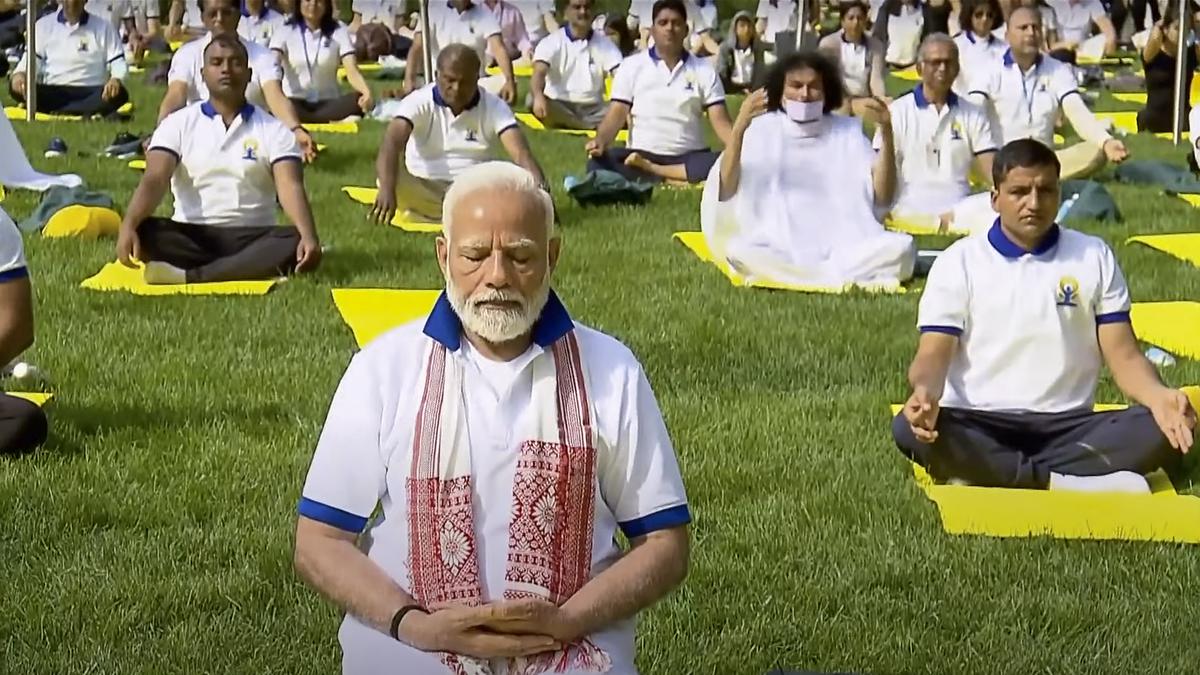 Yoga day celebrates timeless practice of oneness, harmony PM Modi