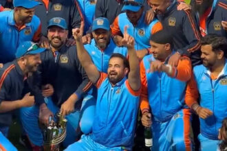 Irfan Pathan’s unique celebration after India’s WCL win sends Suresh Raina tumbling over – watch | Cricket News
