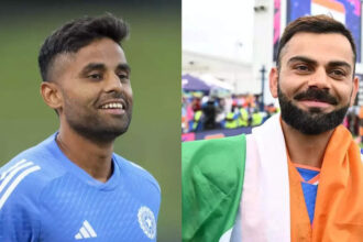 In 56 fewer matches, Suryakumar Yadav equals Virat Kohli’s big T20I record for most… | Cricket News