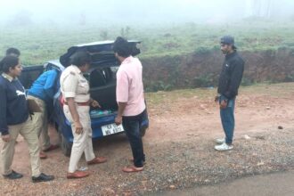 Police book tourists in bid to restore order among visitors to Karnataka hill station