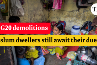 Watch: A year after G20 demolitions, New Delhi’s slum dwellers remain neglected Watch: A year after G20 demolitions, New Delhi’s slum dwellers remain neglected