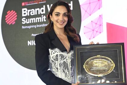 Kiara Advani gets awarded as Brand Personality of the Year; believes her biggest strength as a brand ambassador is her authenticity : Bollywood News
