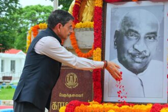 Governor, CM pay tributes to Kamaraj