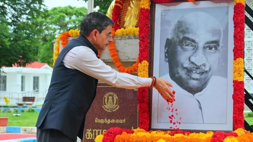 Governor, CM pay tributes to Kamaraj