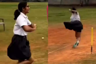 In viral video, young girl tries to emulate Jasprit Bumrah’s bowling action. Watch | Cricket News