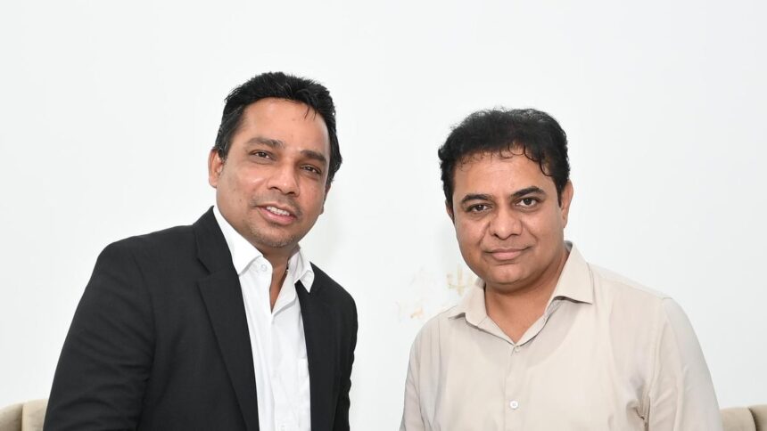 Sri Lankan Minister meets KTR, hails progress made by Telangana in 10 years