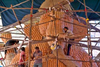 Watch: Now, a Lord Ganesh idol made of jaggery Watch: Now, a Lord Ganesh idol made of jaggery