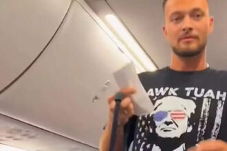 ‘Hawk tuah spit on that thang’: Man kicked out of Delta flight over Trump t-shirt