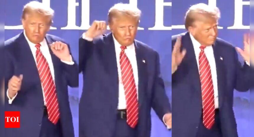 Donald Trump Viral Dance: Is Trump’s viral dance a hit or a miss? Internet reacts to his Moms for Liberty performance, watch video | World News