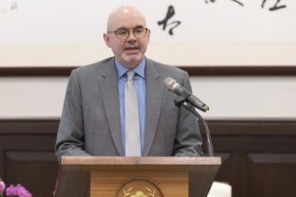 US envoy to Taiwan declares ties ‘rock solid’ amid military threats from China