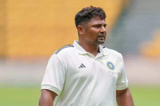 Watch: Sarfaraz Khan hits five fours in an over off Akash Deep in Duleep Trophy | Cricket News