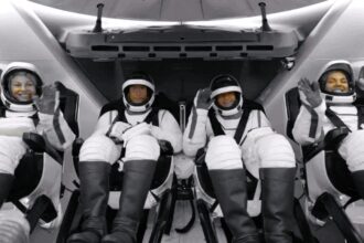 SpaceX launches all-civilian crew for first private spacewalk
