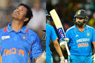 Rohit Sharma: When Rohit Sharma leapfrogged Sachin Tendulkar for a big ODI record with a straight six – Watch | Cricket News