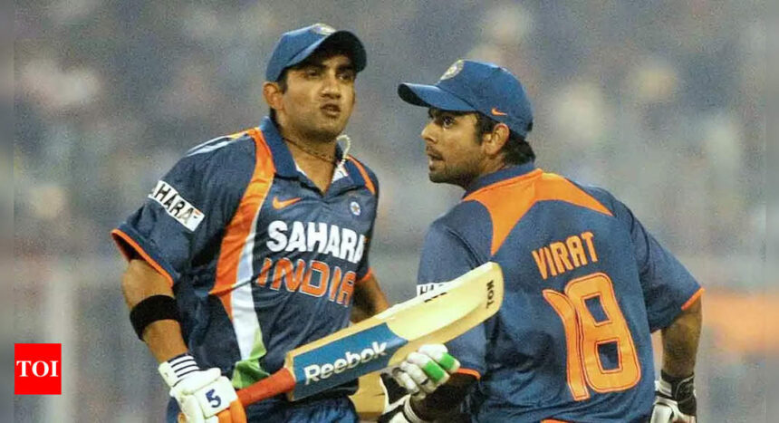 When Gautam Gambhir shared his Man of the Match award with Virat Kohli for his maiden ODI hundred | Cricket News