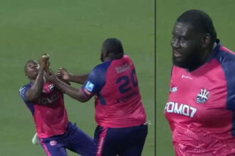 ‘Oh no!’: Hilarious goof-up leads to missed catch, leaves bowler in smile. Watch | Cricket News