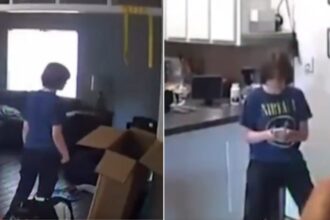 Watch: Chilling video shows teenager sneaking into mother’s bedroom to kill her