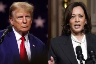 Trump shares fake photo of Kamala Harris with Diddy, quickly deletes it