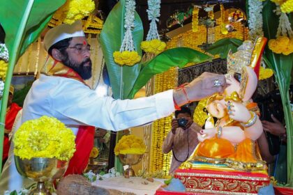 Maharashtra CM, other leaders bring home Lord Ganesh on Ganesh Chaturthi as 10-day festival begins