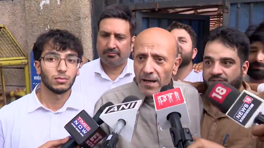 Lok Sabha MP Engineer Rashid walks out of Tihar jail on interim bail to campaign in J&K Assembly polls