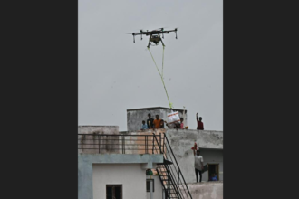 Indian Navy rescues 22 stranded persons in flood-affected Andhra Pradesh; air-drops 1,000 kg food Indian Navy rescues 22 stranded persons in flood-affected Andhra Pradesh; air-drops 1,000 kg food