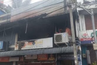 Two killed in devastating fire at insurance office in Kerala capital Two killed in devastating fire at insurance office in Kerala capital