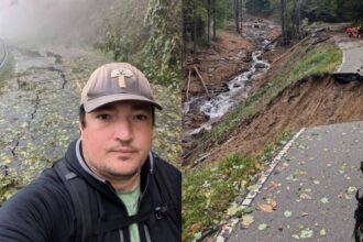 Man treks for 11 miles to meet parents stranded after Hurricane Helene