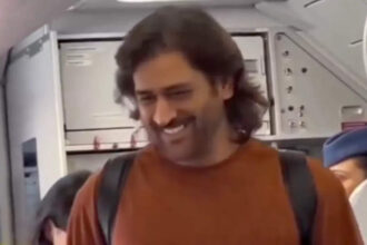 MS Dhoni, daughter Ziva charm fellow passengers on flight: Watch | Cricket News