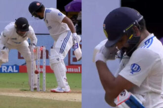 Unlucky! Rohit Sharma left in disbelief after his dismissal. Watch | Cricket News
