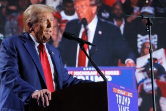 ‘Get that fat pig off the couch’: Trump’s remark at Michigan rally sparks outrage