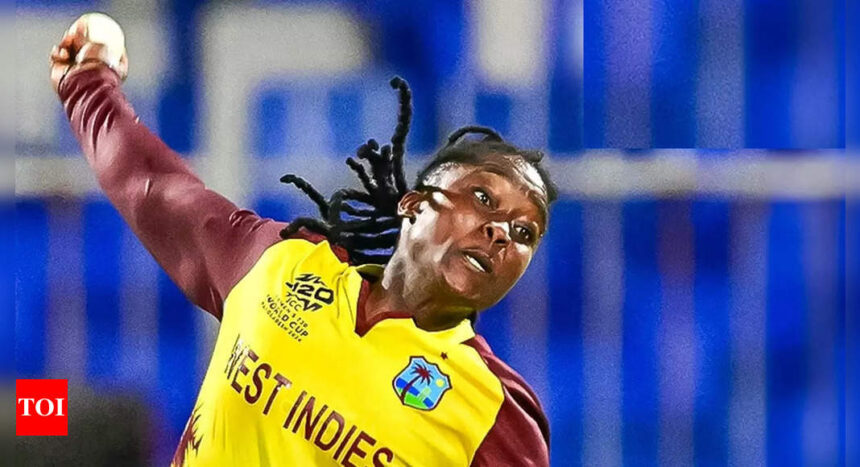 Deandra Dottin’s unplayable yorker cleans up Brooke Halliday in Women’s T20 World Cup semifinal – WATCH | Cricket News