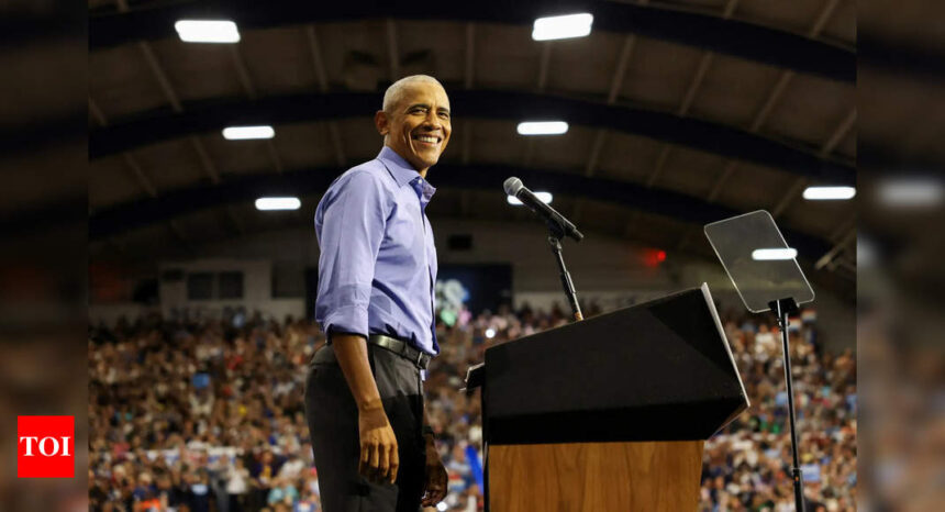 Barack Obama: ‘Do you think Trump ever changed a tire?’: Obama at Nevada rally