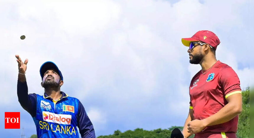 West Indies 45/2 in 10.1 Overs | Sri Lanka vs West Indies Live Score, 1st ODI: West Indies win toss, opt to bat against Sri Lanka