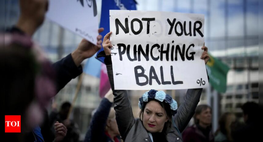 GisèLe Pelicot: ‘Not your punching ball’: France protest in solidarity with mass rape victim Gisèle Pelicot