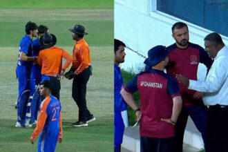 Emerging Asia Cup: Big controversy during India vs Afghanistan semi-final match as umpire reverses decision without DRS | Cricket News