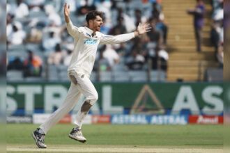 Mitchell Santner: India vs New Zealand: Mitchell Santner creates history with Virat Kohli’s wickets in Pune