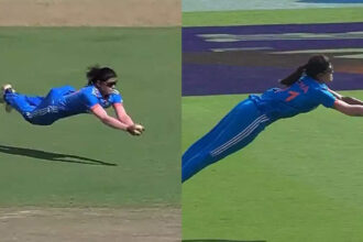 Watch: Radha Yadav steals the show with two jaw-dropping catches against New Zealand | Cricket News