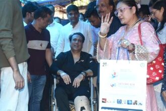Govinda discharged from hospital after bullet injury, leaves on wheelchair: “Aisa laga ki yeh kya ho gaya” : Bollywood News