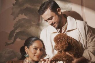 Masaba Gupta and actor Satyadeep Mishra announce the arrival of their baby girl; shares glimpse of their newborn : Bollywood News