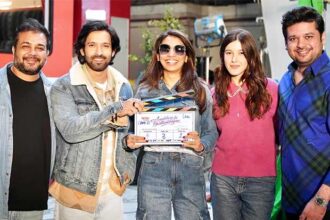 Shanaya Kapoor kicks off her debut Aankhon Ki Gustaakhiyan with Vikrant Massey : Bollywood News