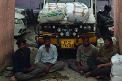 200 kg of ganja smuggled from Andhra Pradesh seized in Chennai; four arrested