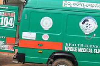 Employees of 104 MMU launch protest in Visakhapatnam; threaten to intensify stir if demands not met in 14 days