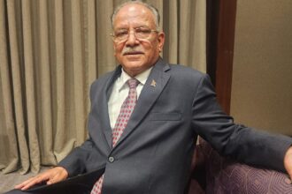 Oli playing the “China card” by going to Beijing, Nepal should balance ties: Prachanda