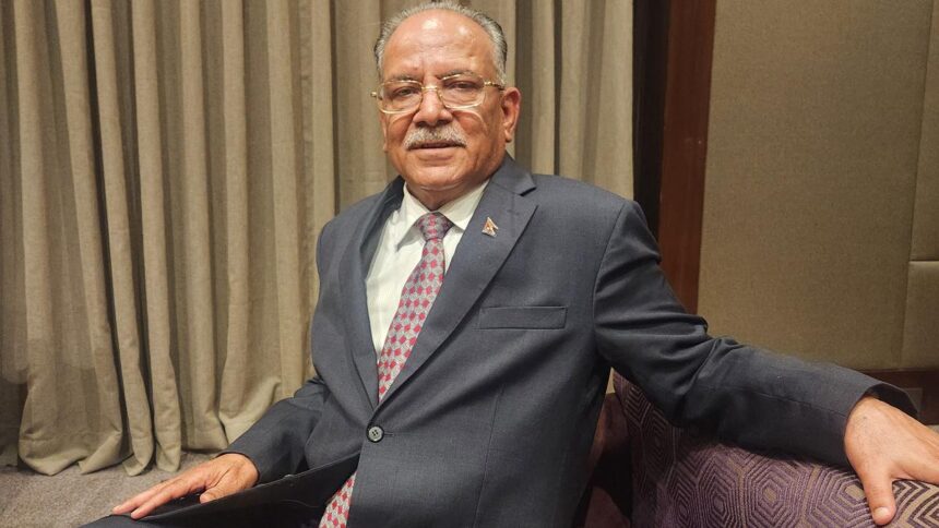 Oli playing the “China card” by going to Beijing, Nepal should balance ties: Prachanda