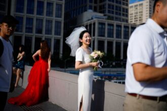 China Marriage Registrations: China’s marriage registrations fall by almost a million in 2024 China Marriage Registrations: China’s marriage registrations fall by almost a million in 2024