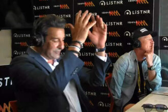 Watch: Shaheen Afridi drops catch moments after Wasim Akram trolls Pakistan’s fielding on-air |