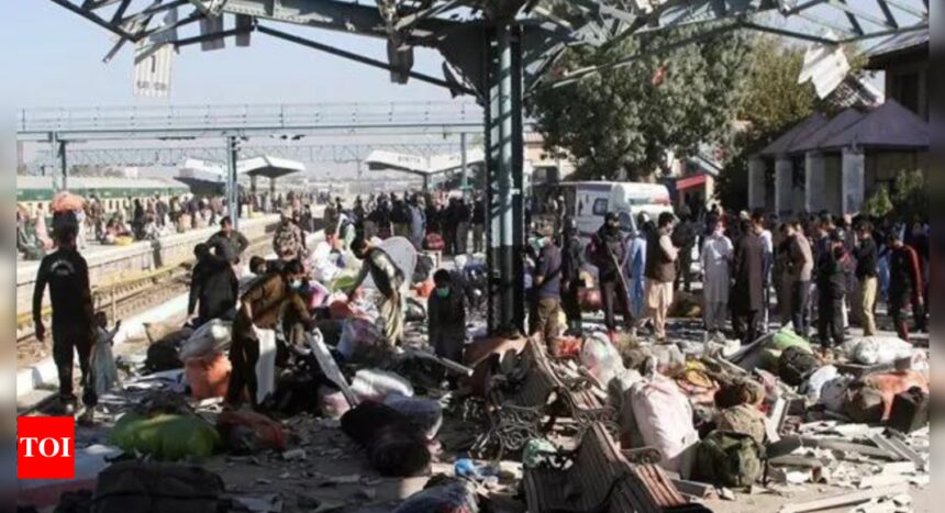 Pakistan Railways suspends train services to and from Quetta station after explosion