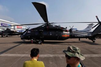 China military displays upgraded Z-20 helicopter at Zhuhai air show